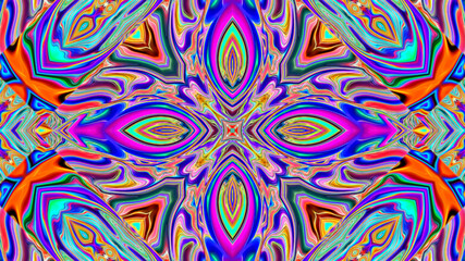 Abstract multicolored background with ornaments.