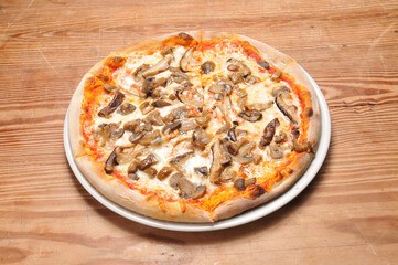 Delicious Italian Mushroom Pizza