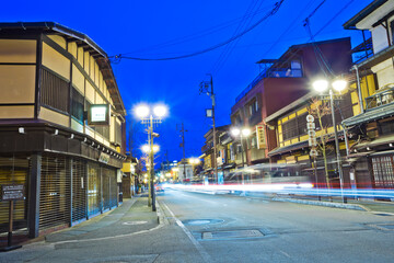 Sanmachi Suji is old town area of Takayama, Gifu, Japan.