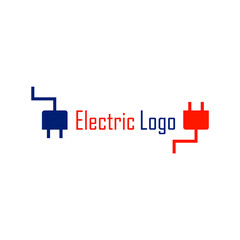 sentence electric logo in the middle of the two sockets