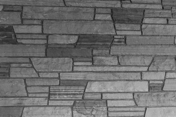 stone wall on fireplace