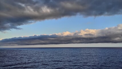 Obraz premium clouds over the Caribbean