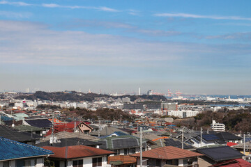 Fototapeta premium 鷹取山からの眺望（神奈川県横須賀市）