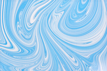 Fototapeta premium Close-up abstract blue shapes curves