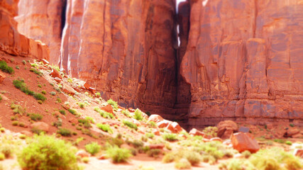 Rock formations Monument Valley