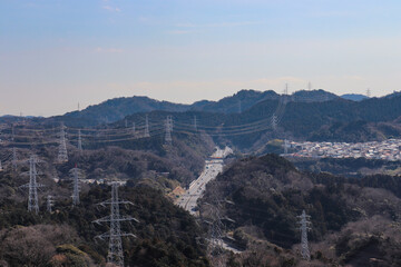 鷹取山からの眺望（神奈川県横須賀市）
