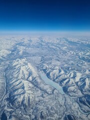 aerial view of mountains