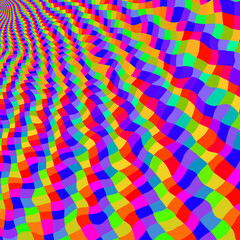 full spectrum color gradient spirals