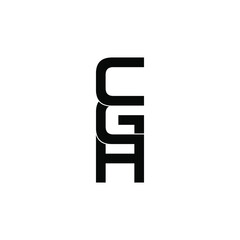 cgh letter original monogram logo design