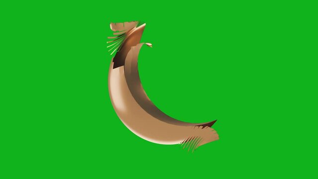 Ramadan Moon Chroma animation Green Screen.