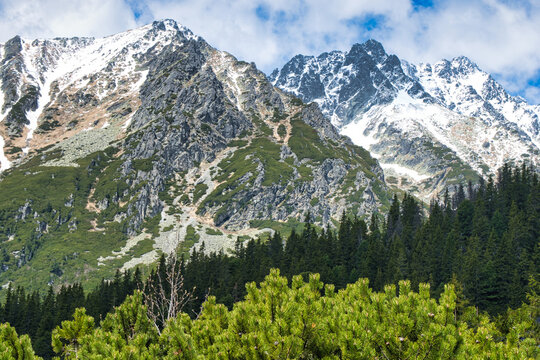 Landscape photo of the High Tatras National Park, Slovakia