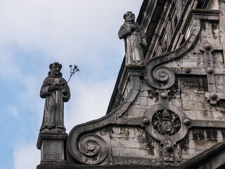 LVIV, UKRAINE - March 2021: Exterior of The Bernardine church and monastery, today the Greek...