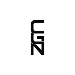 cgn letter original monogram logo design