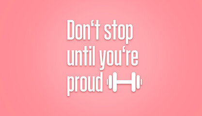 Fitness motivation quote for your better workout