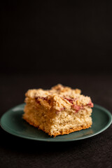 Yeast Cake with strawberries