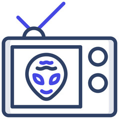 Alien avatar icon design vector of space avatar