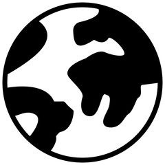 Trendy icon design of earth planet vector of planetary system