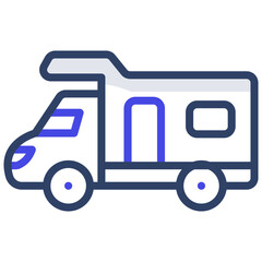 A premium download icon of school bus