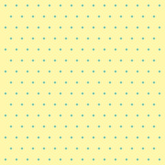 Easter pattern polka dots. Template background in green and yellow polka dots . Seamless fabric texture. Vector illustration