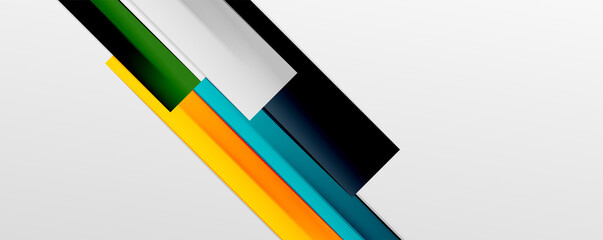 Color abstract lines trendy geometric background for business or technology presentation, internet poster or web brochure cover, wallpaper