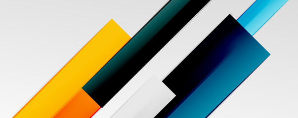 Multicolored lines background. Design template for business or technology presentations, internet posters or web brochure covers