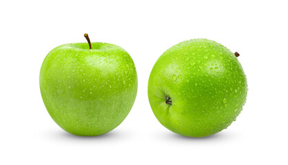 Green apple isolated