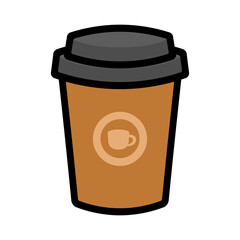 シンプルでかわいいコーヒーのイラスト