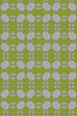 モザイク技法による幾何学的な模様のデザイン