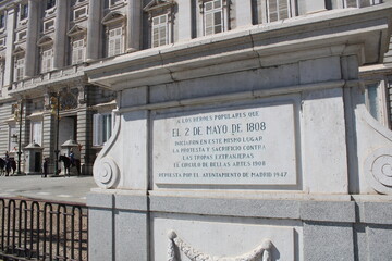 Palacio Real de Madrid, el lugar donde comenzó la revuelta del 2 de mayo.