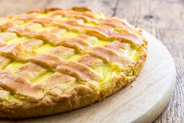 Tasty and beautiful Homemade cream tart