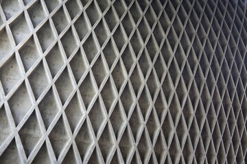 concrete grid wall