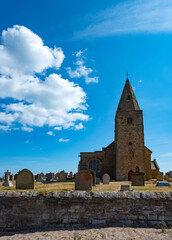 
St. Bartholomew Church, in parish of Woodhorn and Newbiggin , Newbiggin by the Sea,  Northumberland, England, UK  
