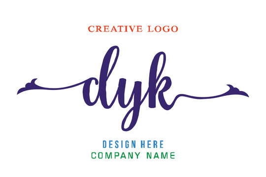 DYK lettering logo is simple, easy to understand and authoritative