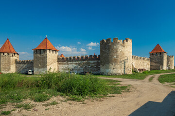 Fototapeta na wymiar Bendery Fortress Cetatea Tighina in Transnistria, Bender