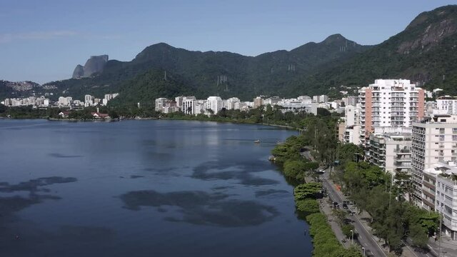 City of Rio de Janeiro, district of Lagoa. Borges de Medeiros avenue. Brazil.