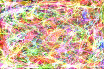 multicolored lines red yellow blue smoke effect abstract background