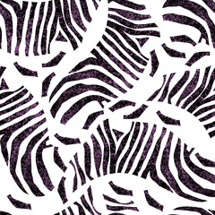 seamless zebra print pattern. Using a texture