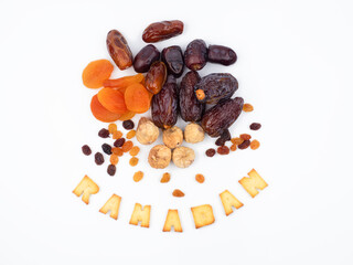 ramadan food, traditional muslim culture food for ramadan kareem night