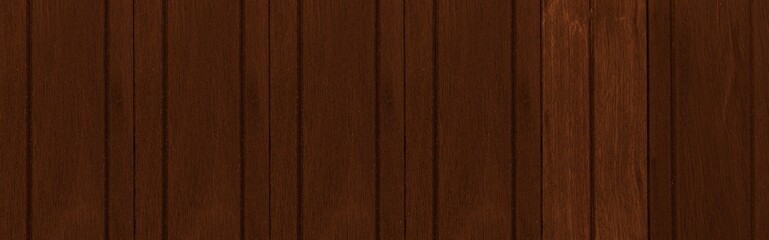 Fototapeta premium Panorama of New brown vintage wooden wall texture and background seamless or a white wooden fence