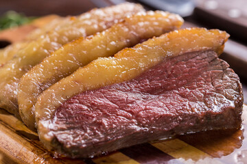 Grilled picanha, traditional Brazilian barbecue.