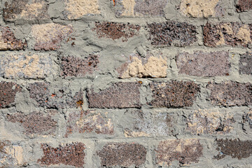The original brickwork as an original background.