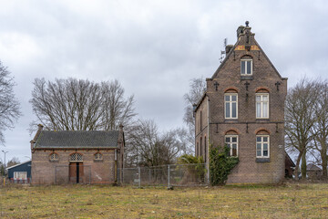 Obraz premium Old station building in Woudenberg, Netherlands