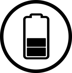 Battery icon sign design