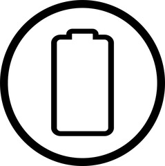 Battery icon sign design