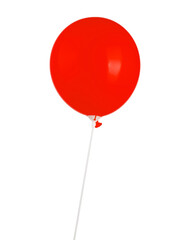 colored balloons on sticks, isolate on a white background