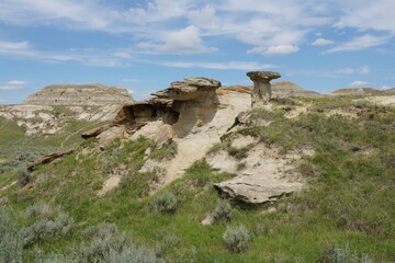 Dinosaur Provincial Park in Alberta Canada