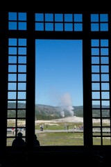 Yellowstone USA - 28 June 2013 - Yellowstone National Park - Old Faithful geyser