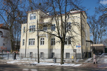 Naklejka premium Olsztyn. Ulica Kopernika. Polska - Mazury - Warmia.