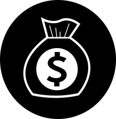 Dollar money icon