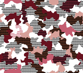 Fototapeta premium Seamless camouflage pattern, modern camouflage print.